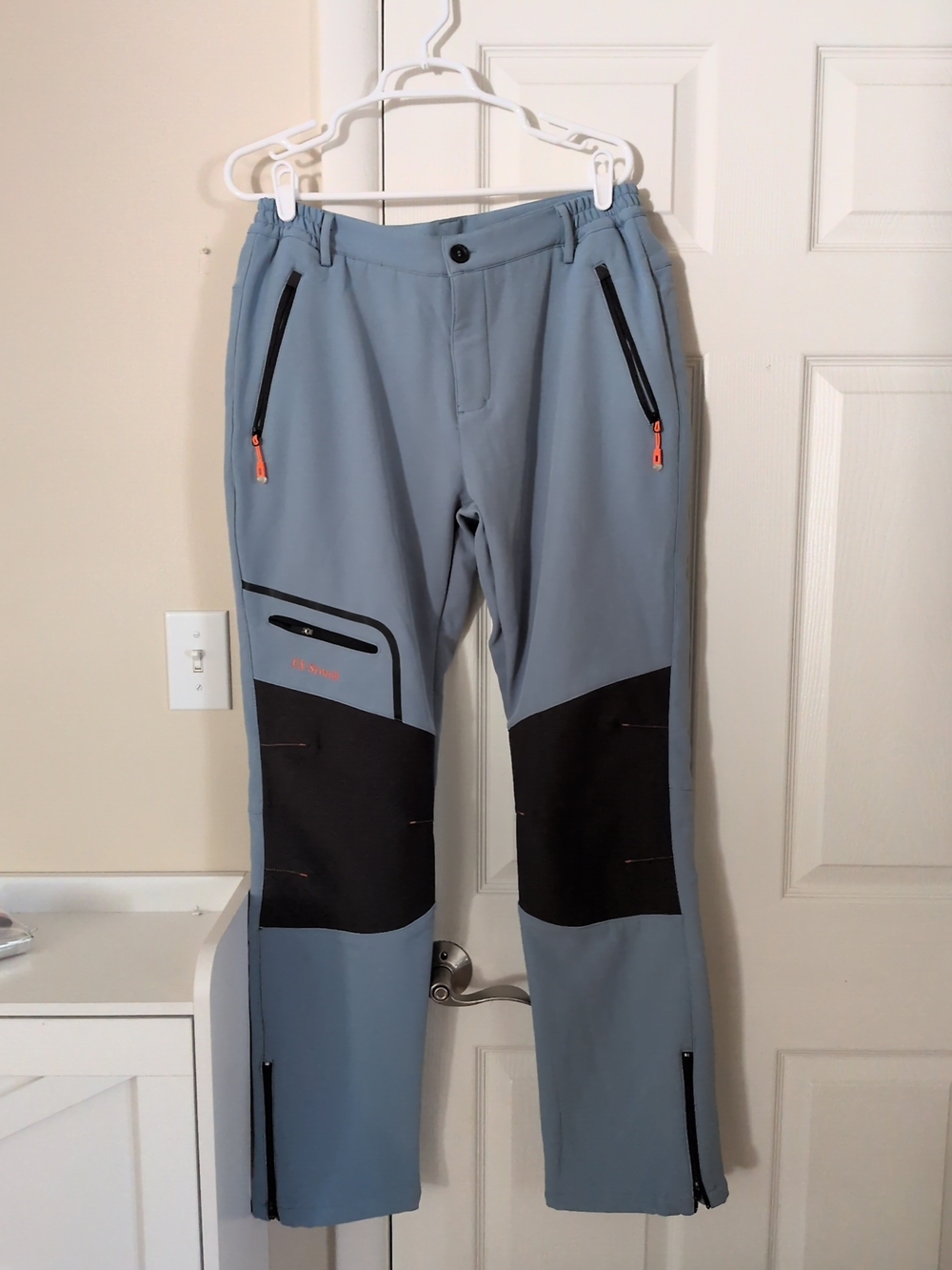 Postropaky Women Slate Blue Softshell Outdoor Pants 12-tall